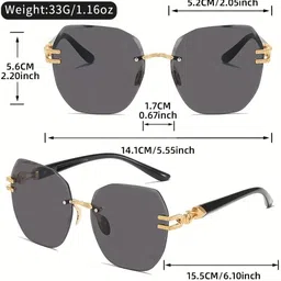 Leeway Women Pink Lens & Black Cateye Sunglasses with image 4