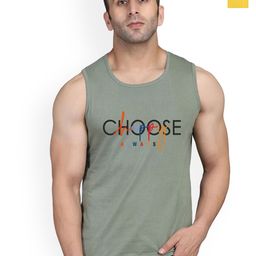 SLOWLORIS Pack of 2 Printed Combed Cotton Vest VSL26 CMB(CHS LGTGREEN)(PLAIN YELLOW)-image-83