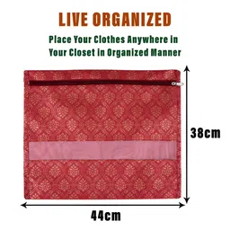 Aura Brown Set of 6 Regular Drawer Organiser Organisers image 2