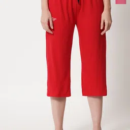 FFLIRTYGO Women Pack of 2 Solid Capri Lounge Pants-image-55