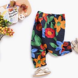 LULU & SKY Girls Printed Tapered Fit High-Rise Joggers Trousers-picture-29