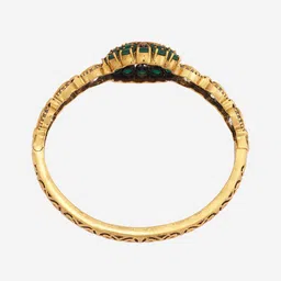 Kushal's Fashion Jewellery Kundan Studded Kada Bangle image 3