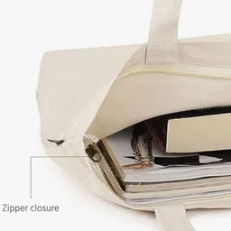 the sack co Women Graphic Printed Oversized Shopper Tote Bag with Two Handles image 2