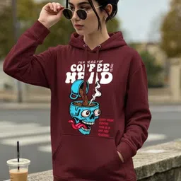 Dagcros Girls Printed Hooded Sweatshirt-picture-21