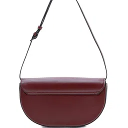 MIRAGGIO Women PU Structured Shoulder Bag image 3