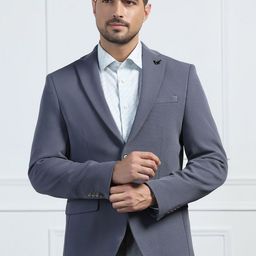 Blackberrys Slim-Fit Single Breasted Formal Blazer-picture-16
