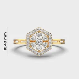 Jewelbox 14Kt Adore Lab Grown Diamond Ring- 1.36 g image 5