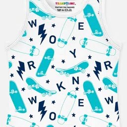 YK X Trampoline Boys Typography 4 Printed T-shirt image 4