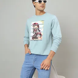 Duke Men Graphic Printed Round Neck Pullover Sweatshirt image 5