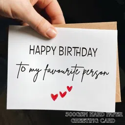 exciting gifts Happy Birthday to My Favorite Person Greeting Card image 2