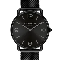Coach Men Elliot Dial & Stainless Steel Bracelet Style Straps Analogue Watch 14602651-image-0