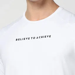 Performax Men Typography Printed Training Workouts T-shirt image 5