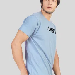 Greylongg Men Typography Printed Round Neck Cotton T-shirt image 3