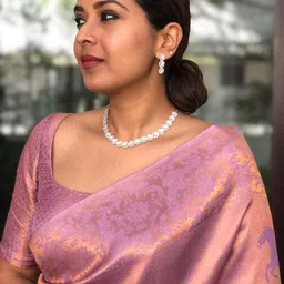 Moda Rapido Woven Design Silk Blend Handloom Saree image 2