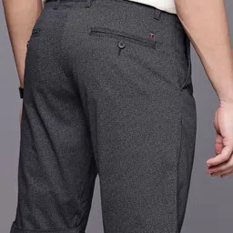 Louis Philippe Sport Men Geometric Printed Slim Fit Chino Shorts image 4