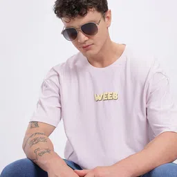 glitchez Puff Print Detail Relaxed Fit T-shirt-picture-51