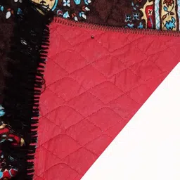 AAZEEM Brown & Red Ethnic Motifs Floor Mat image 3