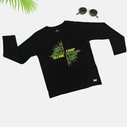 Purple United Kids Boys Colourblocked V-Neck Pockets T-shirt-image-27