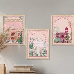 walllane Traditional Wall Art With Frame Home Decor Wall Painting For Living Room Office Bedroom image 2