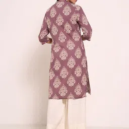 RANGMANCH BY PANTALOONS Women Ethnic Motifs Printed Sequinned Kurta image 2