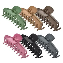 HYMT Women Set of 6 Matte Finish Claw Clip-picture-24