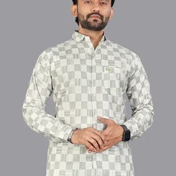 ISUEL FAB Men Slim Fit Geometric Casual Shirt-picture-20