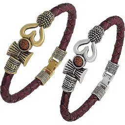 Divine souvenirs Unisex Rudrakasha Wraparound Bracelet-picture-21