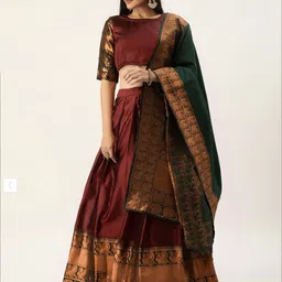 MANMOHITSAREE Ready to Wear Lehenga & Blouse With Dupatta-picture-17