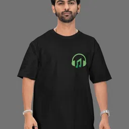 SNUG24 Typography Printed Round Neck Drop-Shoulder Sleeves Pure Cotton Oversized T-shirt-picture-21