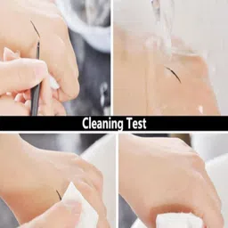 UMAMAC Water-Resistant & Smudge Proof Pen Eyeliner - Black image 2