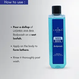 LASHIKA AHA BHA Body Wash For Skin Hydration - 200 ml image 4