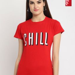 Tromko Women Typography Printed T-shirt-picture-4