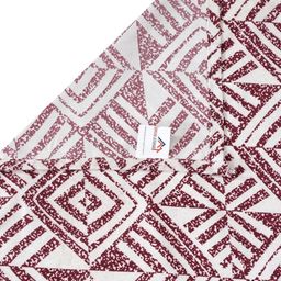 Myntra Elegant Homes Maroon & Off White Floral 300 TC King Bedsheet with 2 Pillow Covers-picture-46