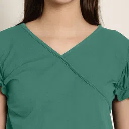 Tromko Pack Of 2 Solid Sweetheart Neck Top image 4