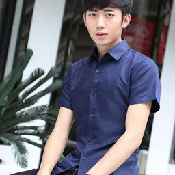 HERE&NOW Men Slim Fit Opaque Casual Shirt-picture-14