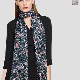 POSHAMPAA be desi Women Pack of 2 Printed Scarf With Tasselled Border-picture-15