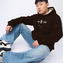 TOGS & TERRE Men Printed Hooded Sweatshirt image 4