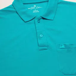 Stitch Hub Men Solid Polo Collar T-shirt image 5