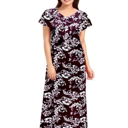 AAKARSHANA CREATION Women Printed Cotton Nightdress-picture-38
