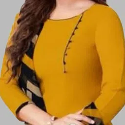 SIMPLYETHNIC Geometric Printed Unstitched Dress Material image 2