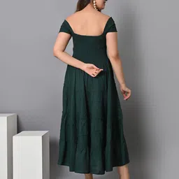 VYMO Fit & Flare Maxi Dress image 2