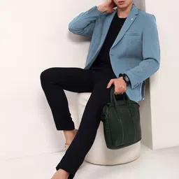 SHOWOFFFF Slim-Fit Notched Lapel Single Breasted Blazer image 2