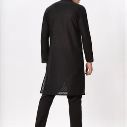 Anouk Men Black Kurtas image 4