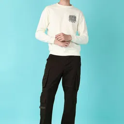 LIMEROAD Men Cargos Trousers image 5