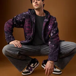 The Souled Store Mandala Lightweight Open Front Oversized Jacket With Embroidered-image-7