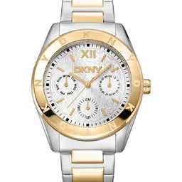 DKNY Women Chambers Multi Brass Dial & Stainless Steel Straps Analogue Watch DK1L015M0055-picture-30