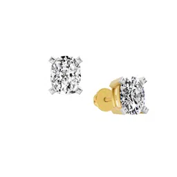 Sparkles Lab Grown Diamond Earrings 14K Gold image 3