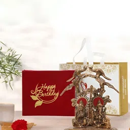 INTERNATIONAL GIFT Brown Laxmi Ganesh Religious Idol Showpiece-picture-18