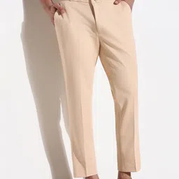 SHOWOFFFF Men Comfort Tapered Fit Low-Rise Trousers-picture-36