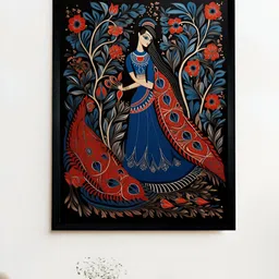 SOWPEACE Black & Blue 1 Piece Canvas Other Wall Photographs image 3